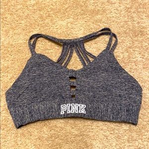 Victoria Secret Pink Strappy Racerback Sport Bra